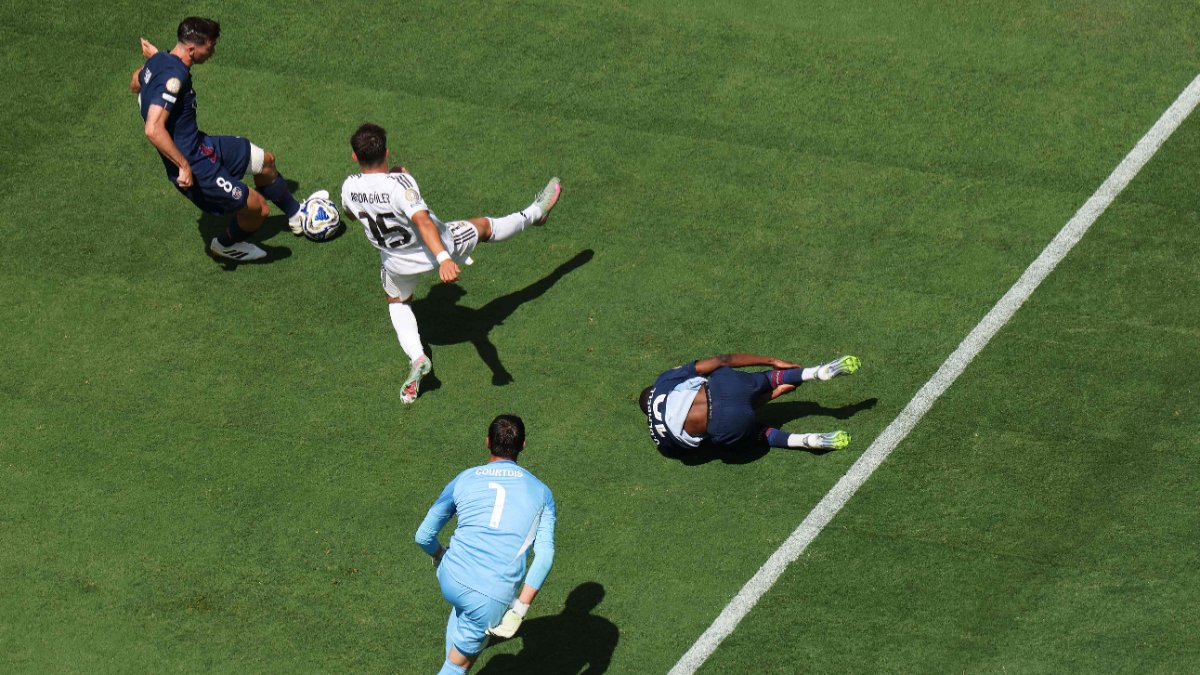 Paris Saint-Germain x Real Madrid no Mundial de Clubes - (foto: Luke Hales / GETTY IMAGES NORTH AMERICA / Getty Images via AFP))