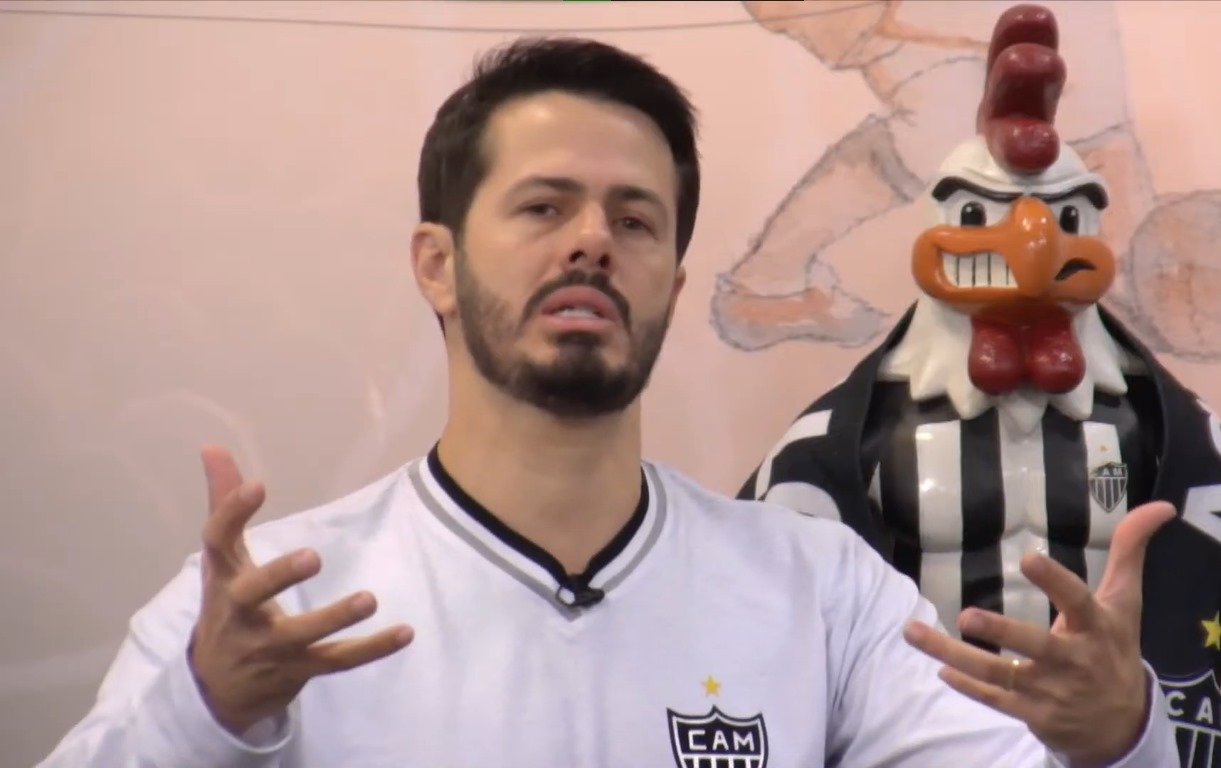 Fael Lima, jornalista atleticano e integrante do Alterosa Esporte (foto: Reprodução/YouTube/Alterosa Esporte)