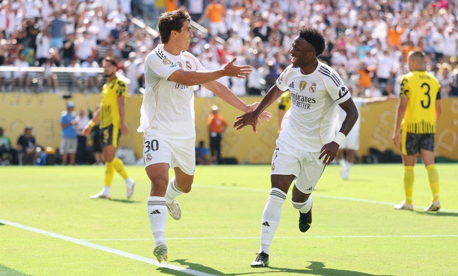 Gonzalo García, jogador do Real Madrid (foto: Luke Hales / GETTY IMAGES NORTH AMERICA / Getty Images via AFP)