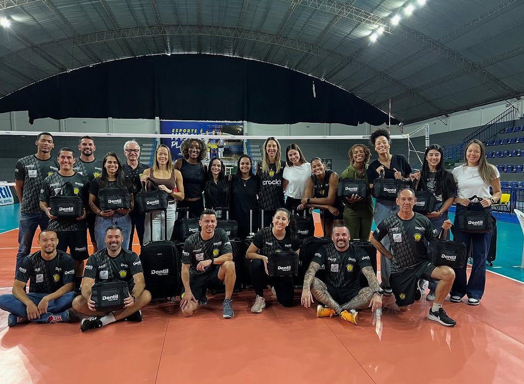 Apresentação do elenco do Praia Clube para a temporada 2025/2026 (foto: Divulgação/Praia Clube)