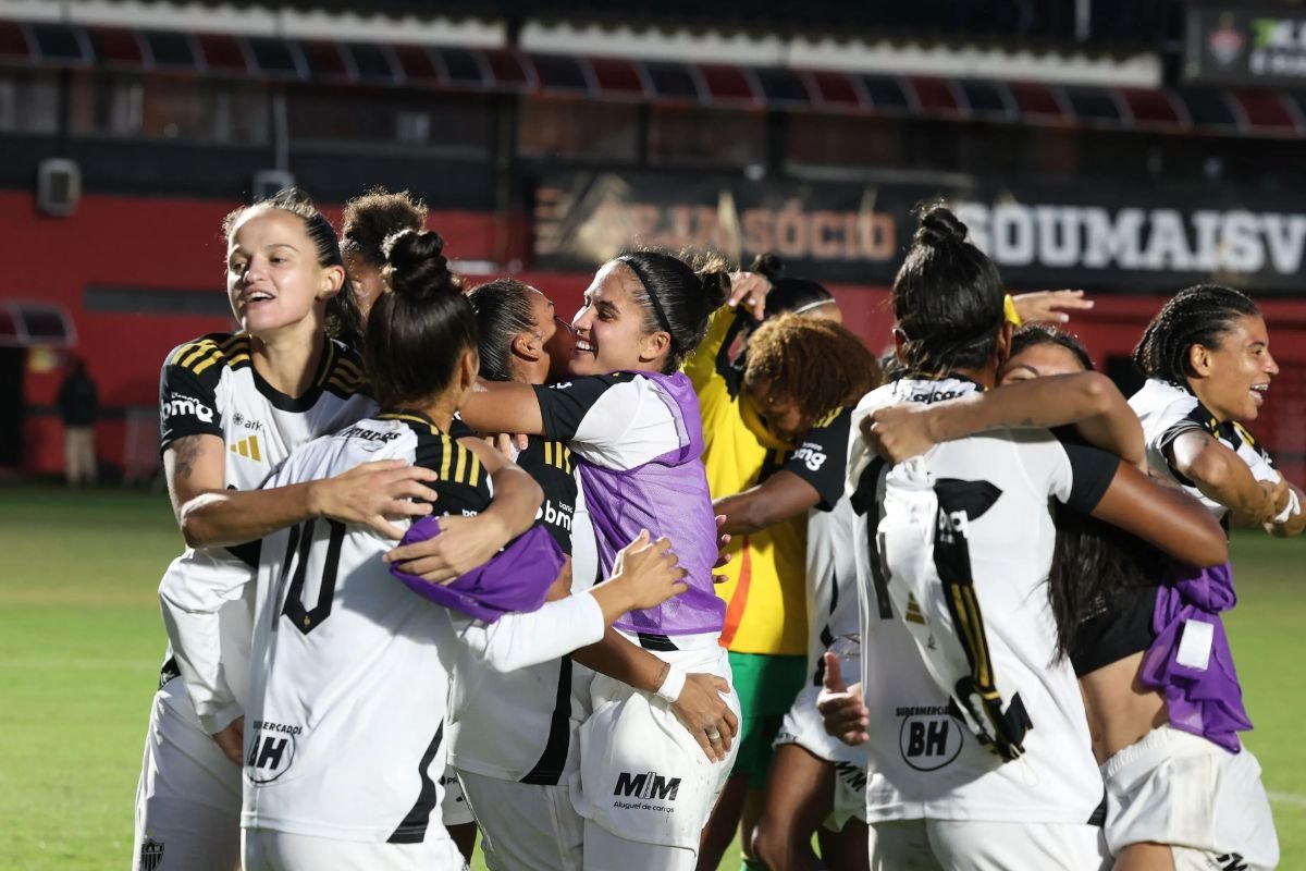 Jogadoras do Atlético (foto: Divulgação: Daniela Veiga / Atlético-MG)