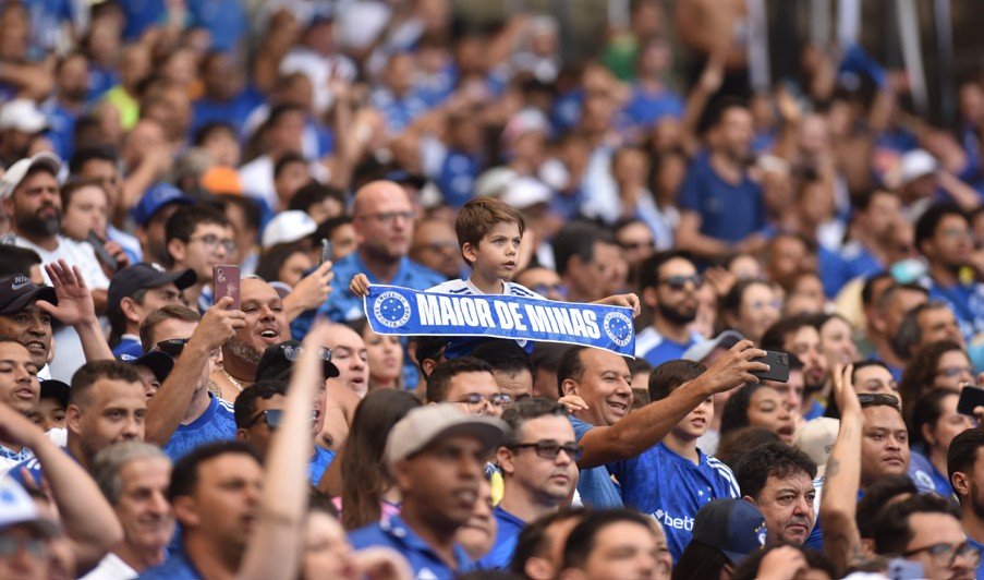 Torcedores do Cruzeiro (foto: Ramon Lisboa/EM/D.A. Press)