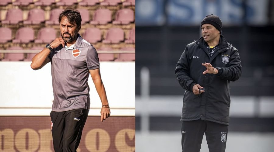 Treinadores das equipes (foto: Divulgação: Vila Nova - andreoito • OFEC)