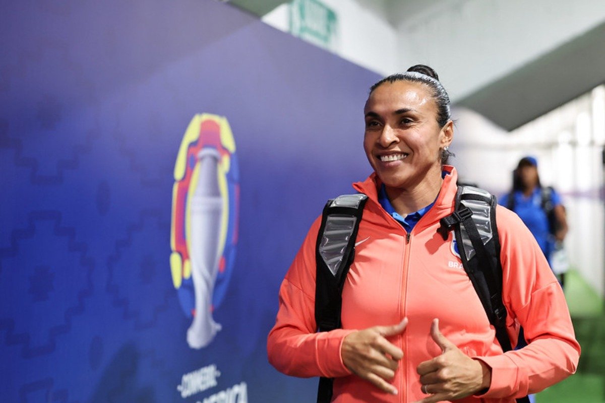 Marta na Copa América Feminina 2025 (foto: Lívia Villas Boas/ CBF)