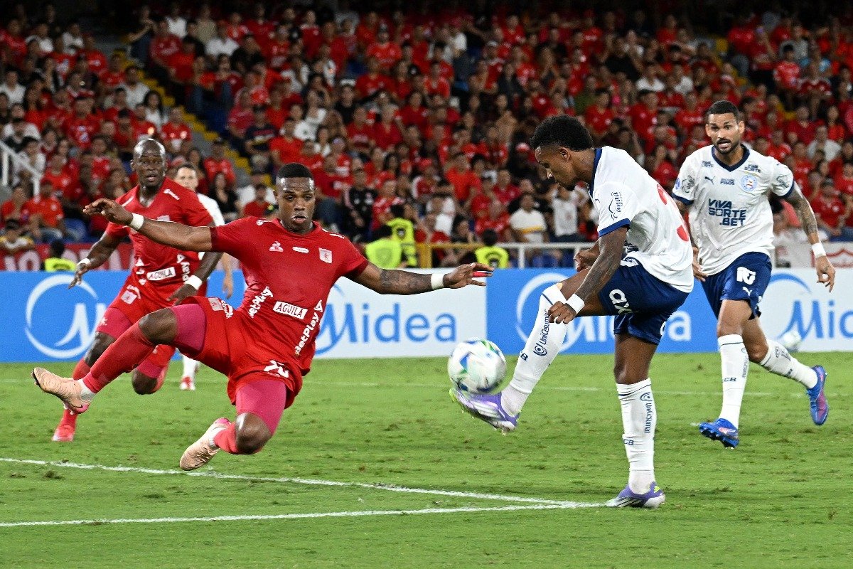 Bahia foi eliminado da Sul-Americana (foto: AFP)