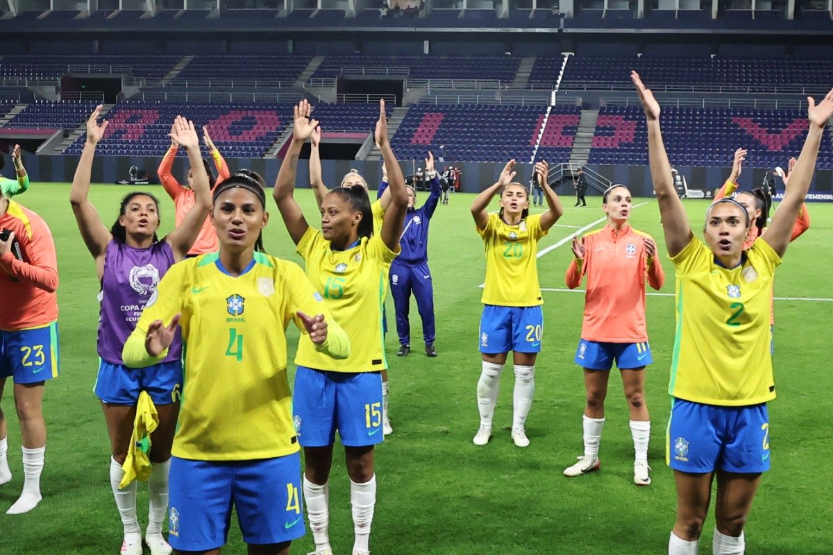 Jogadoras da Seleção Brasileira Feminina (foto: Lívia Villas Boas/CBF)