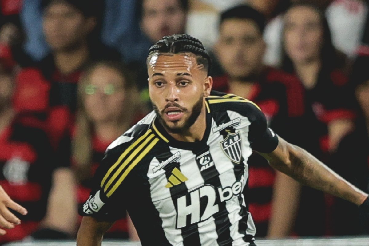 Alexsander fez o 1º jogo pelo Atlético diante do Flamengo (foto: Pedro Souza/Atlético)
