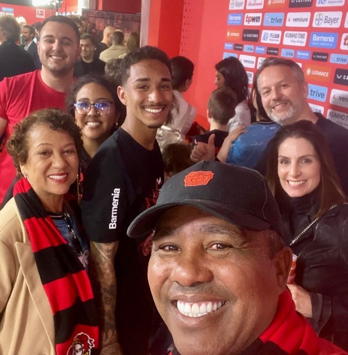 Mariana, André e Bayern - (foto: Arquivo Pessoal)