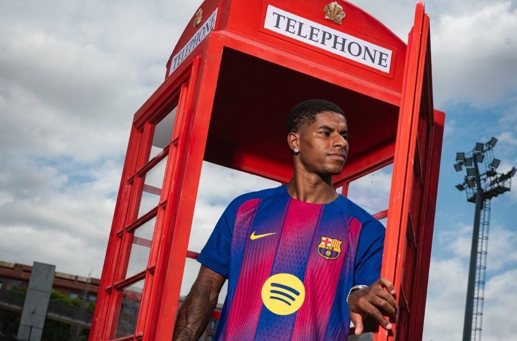 Rashford anunciado como reforço do Barcelona (foto: Divulgação/Barcelona)