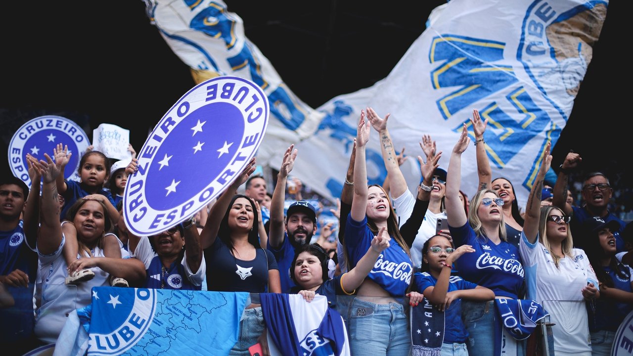 Torcida do Cruzeiro (foto: Gustavo Martins/Cruzeiro)