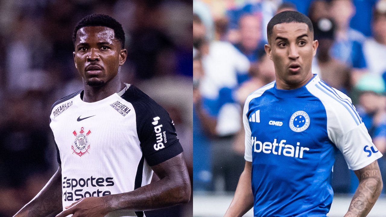 Corinthians x Cruzeiro (foto: Rodrigo Coca/Corinthians e Gustavo Aleixo/Cruzeiro)