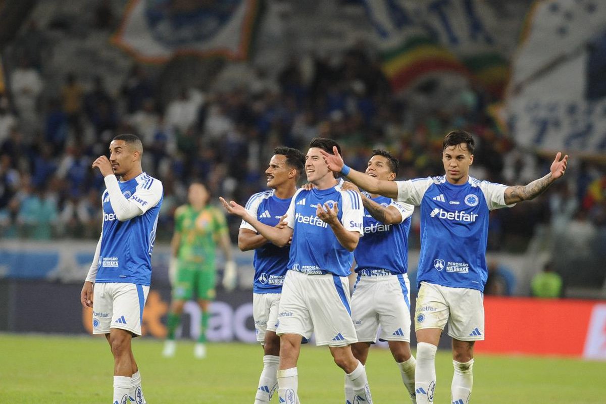 Cruzeiro está embalado no Campeonato Brasileiro (foto: Alexandre Guzanshe/EM D.A Press)