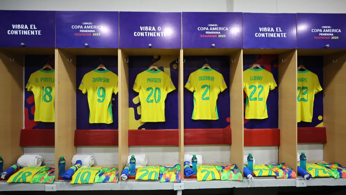Dona da camisa 23, Isa Haas, zagueira do Cruzeiro, é titular do Brasil na estreia pela Copa América (foto: Lívia Villas Boas/CBF)