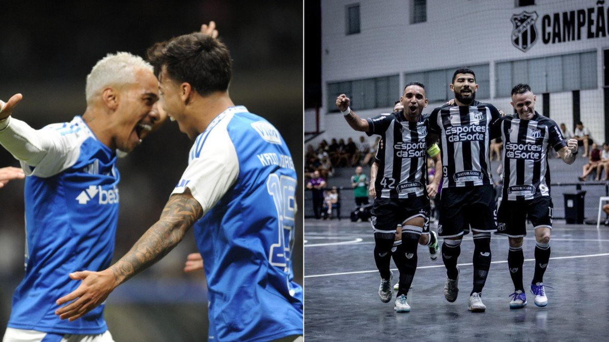 Cruzeiro e Ceará se enfrentam neste domingo (27/7) (foto: Alexandre Guzanshe/EM/D.A. Press e Wellerson Gomes/Ceará SC)