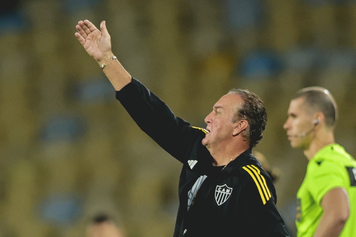 Cuca, técnico do Atlético (foto: Pedro Souza/Atlético)