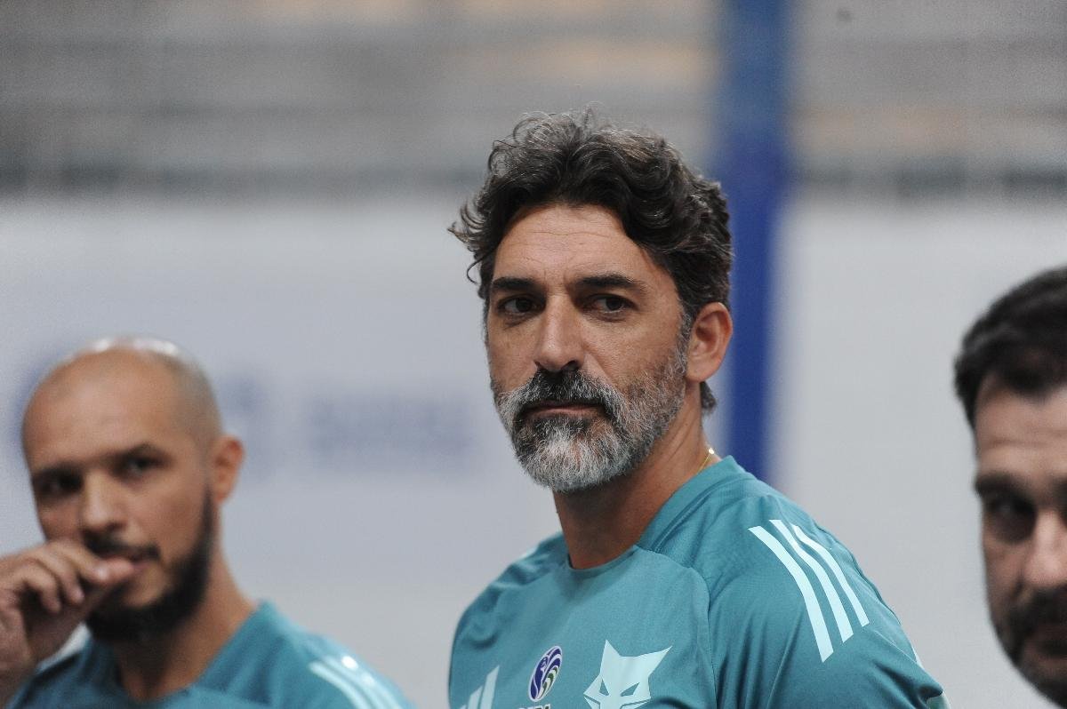 Filipe Ferraz, técnico do Cruzeiro (foto: Alexandre Guzanshe/EM/D.A Press)