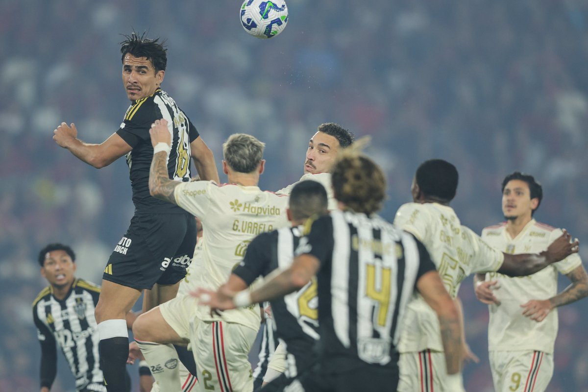 Lance do jogo entre Flamengo e Atlético, no Maracanã, pela Copa do Brasil de 2025 - (foto: Pedro Souza/Atlético)