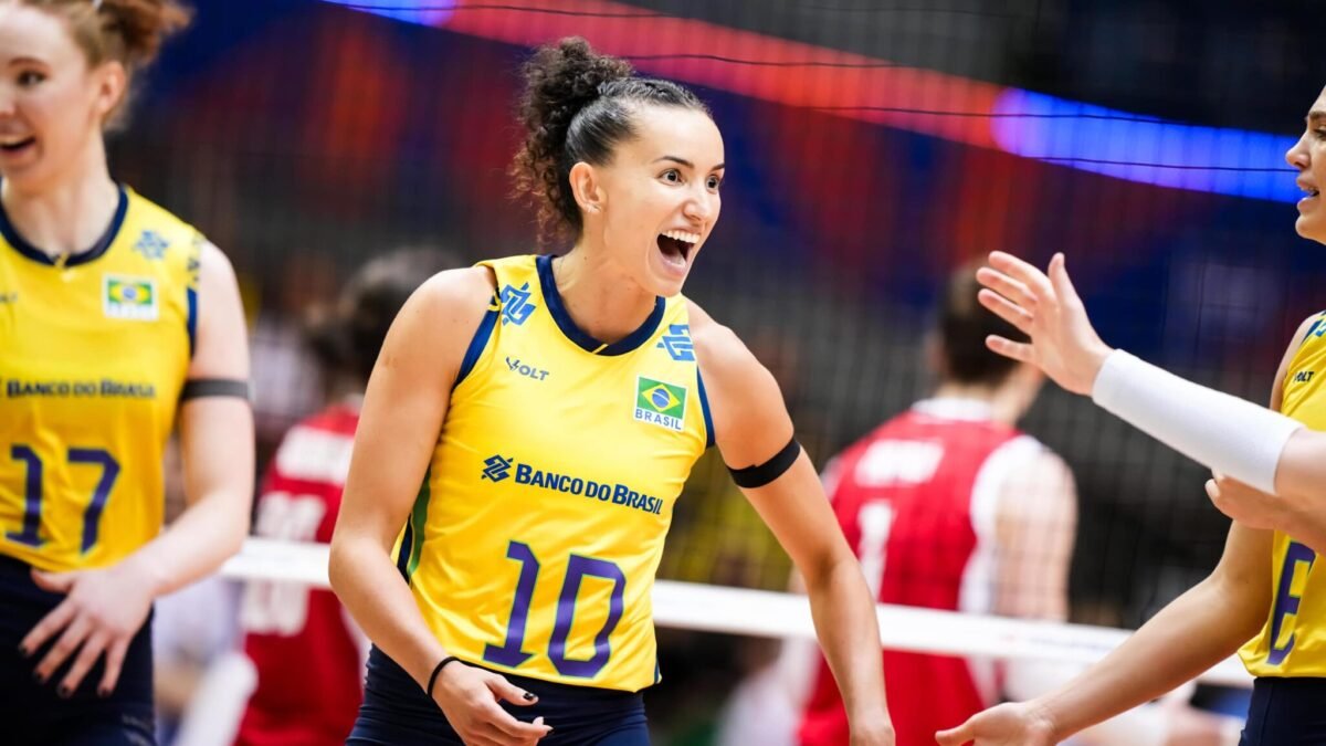 Seleção Brasileira Feminina de Vôlei busca título inédito da VNL (foto: VNL/Divulgação)