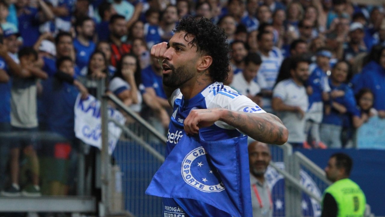 Gabigol, jogador do Cruzeiro (foto: Edésio Ferreira/EM/DA Press)