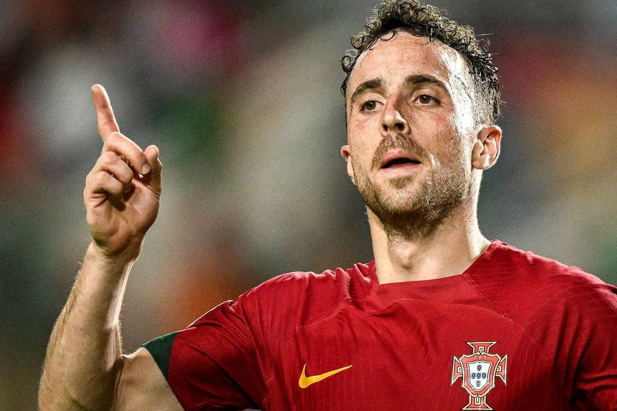 Diogo Jota, atacante do Liverpool e da Seleção Portuguesa, morreu aos 28 aos (foto: PATRICIA DE MELO MOREIRA/AFP)