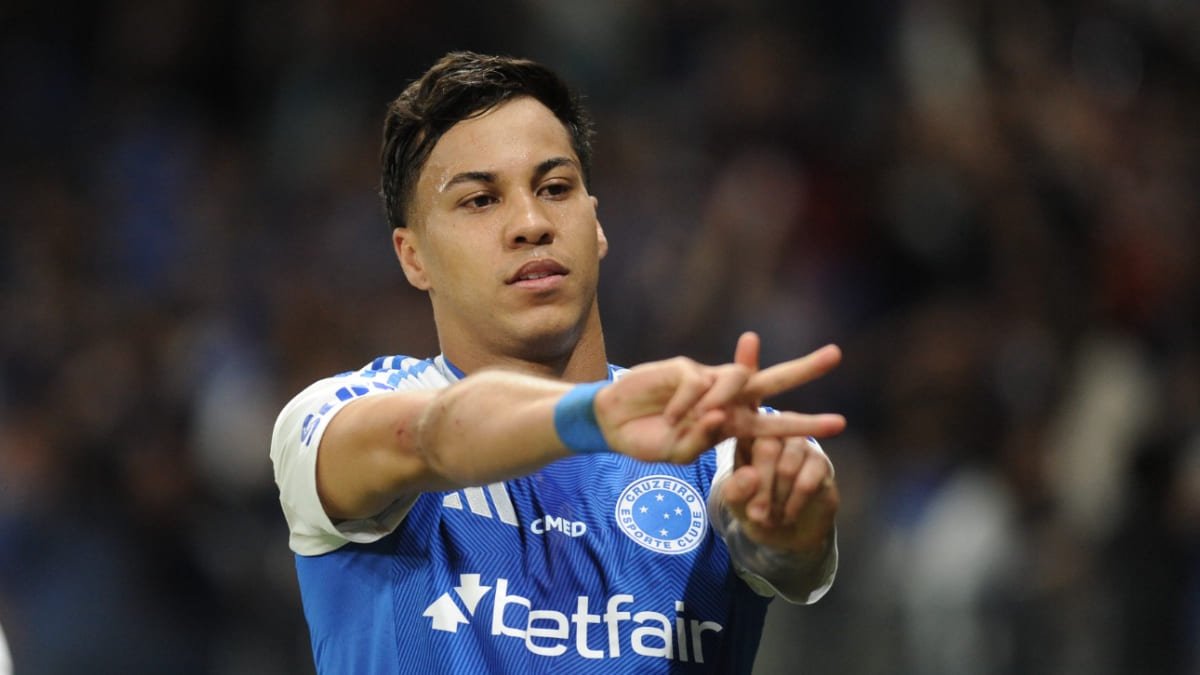 Dono de 11 gols, Kaio Jorge, atacante do Cruzeiro, é o artilheiro do Campeonato Brasileiro (foto: Alexandre Guzanshe/EM/D.A Press)