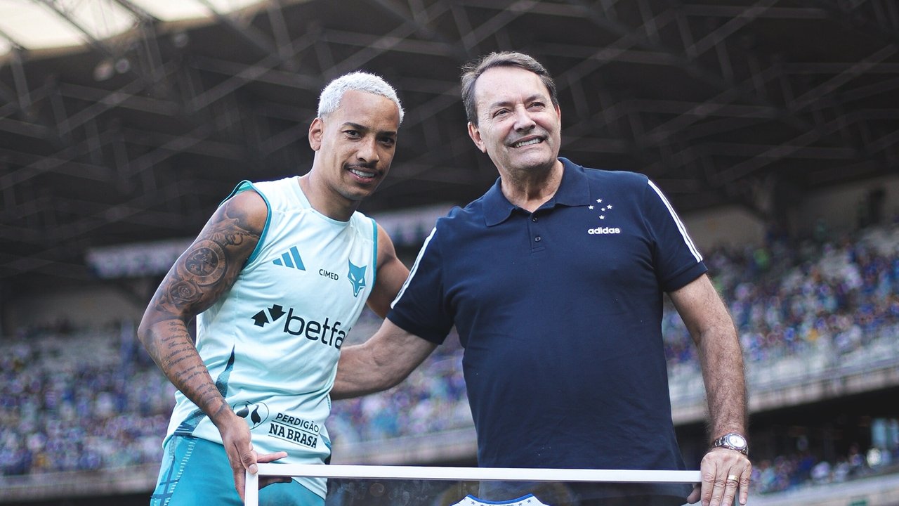 Matheus Pereira e Pedrinho (foto: Gustavo Aleixo/Cruzeiro)