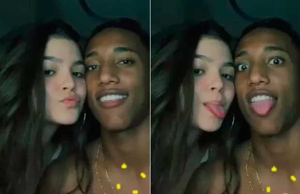 Mel Maia e João Pedro namoraram entre 2019 e 2020 - (foto: Reprodução)