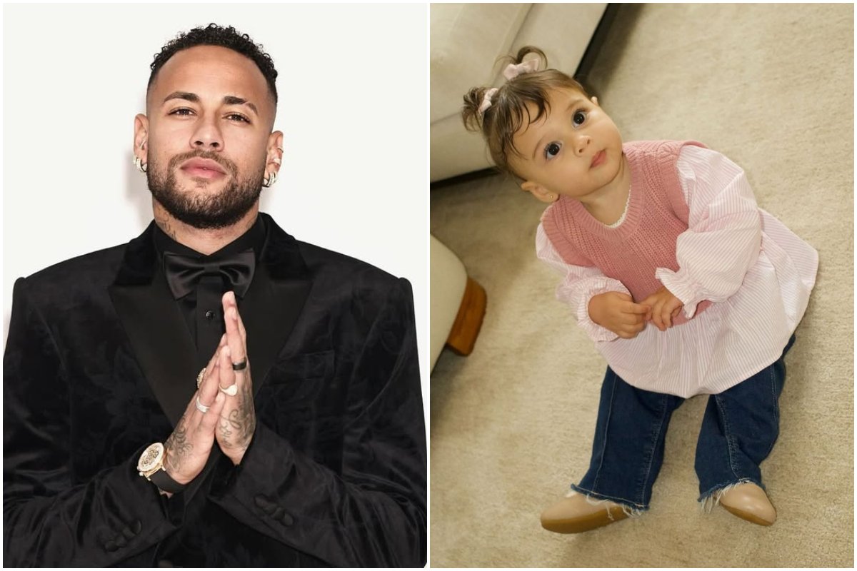 Neymar e a filha Helena (foto: Reprodução/Instagram)