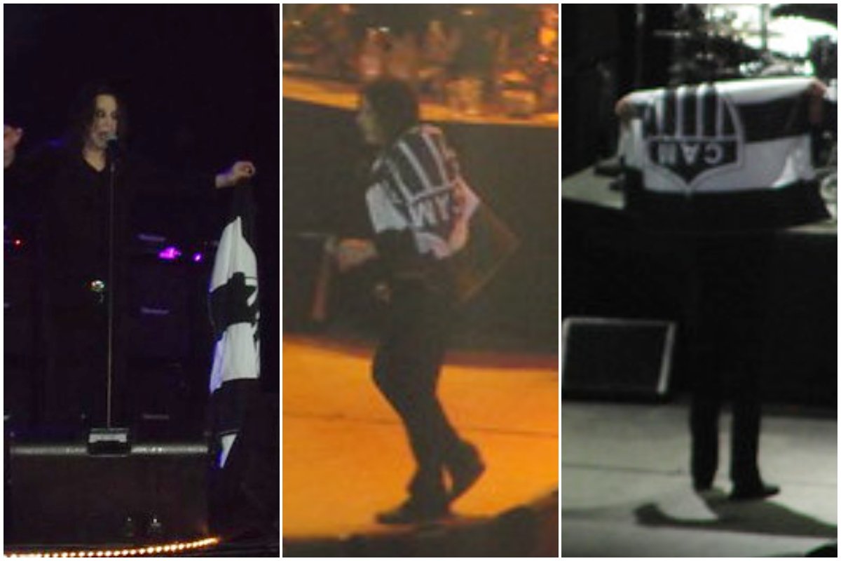 Ozzy Osbourne exibe bandeira do Atlético durante show no Mineirinho (foto: Divulgação/Atlético)