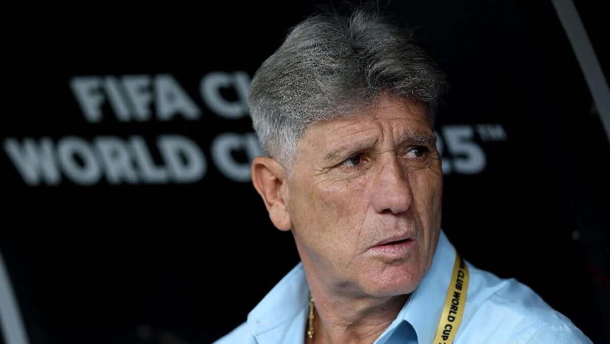 Renato Gaúcho durante Fluminense e Al-Hilal (foto: BUDA MENDES/AFP)