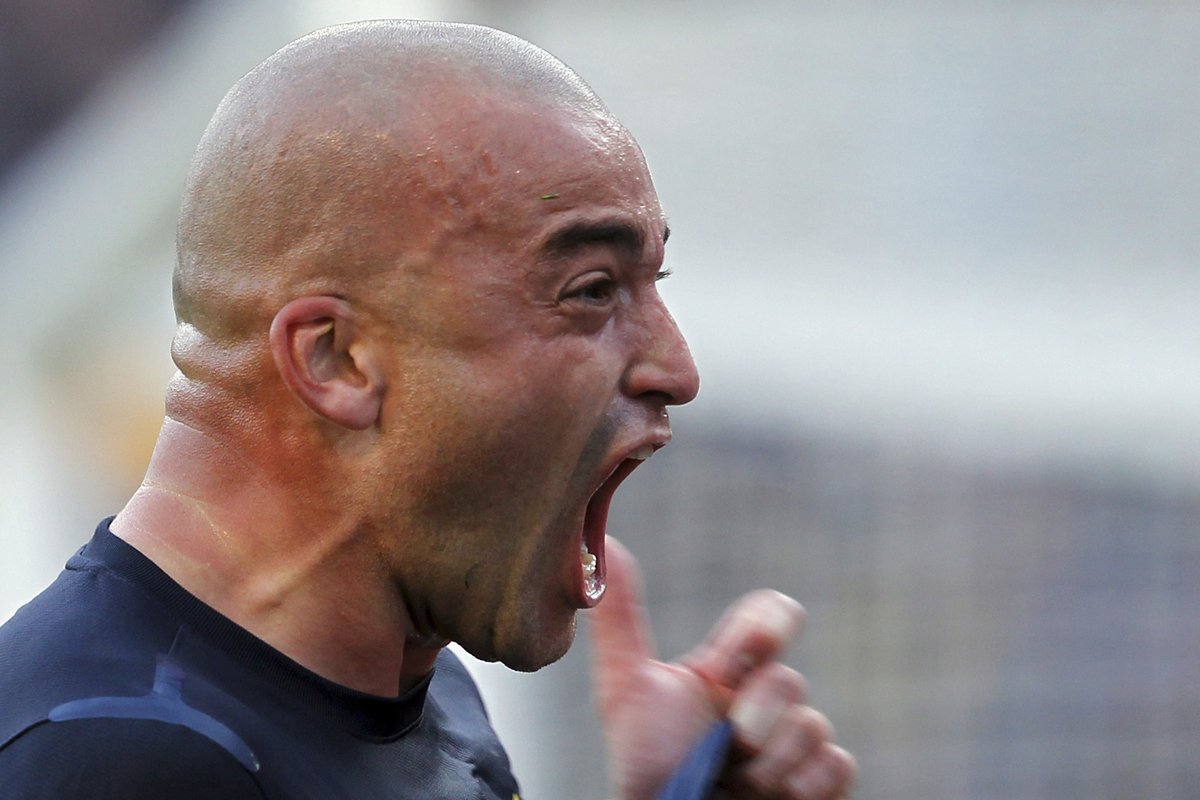 Santiago Silva, ex-atacante do Boca Juniors (foto: MARCOS BRINDICCI/AFP)