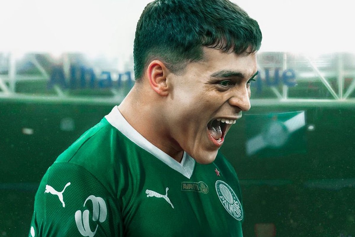 Ramón Sosa é o novo reforço do Palmeiras (foto: Divulgação/Palmeiras)