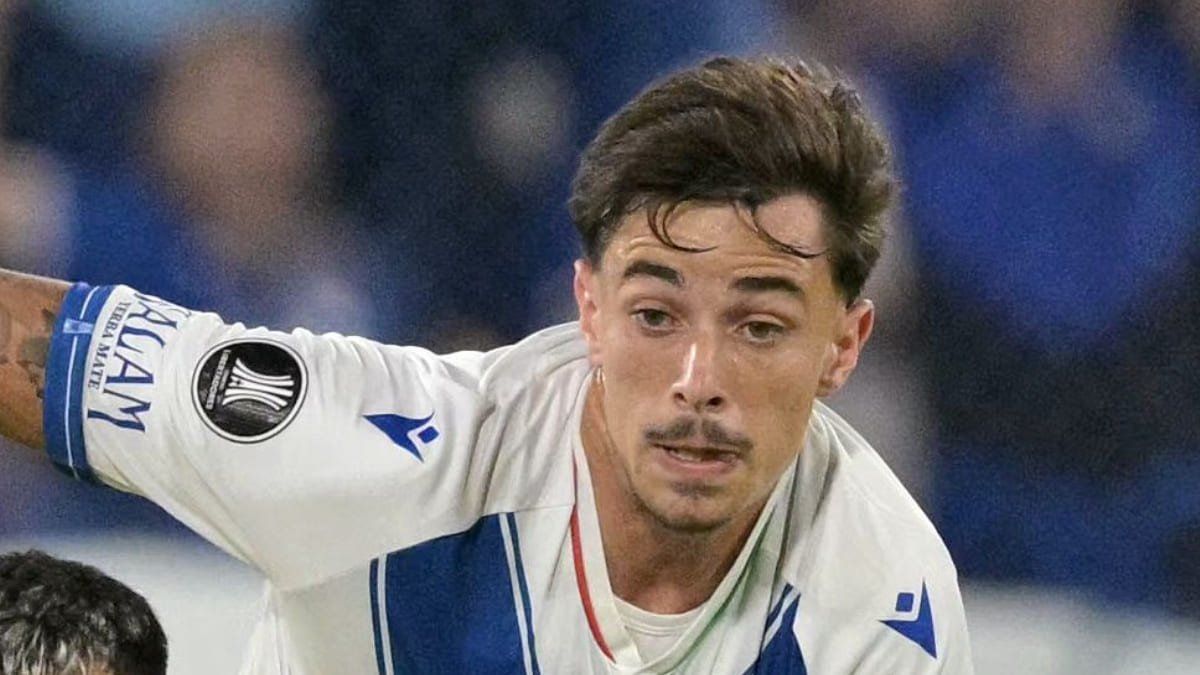 Valentín Gómez, zagueiro do Vélez Sarsfield (foto: Juan Mabromata/AFP)