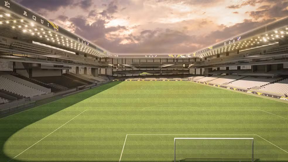 Imagens da nova arena do Santos