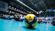 Bola de vôlei em jogo do Minas (foto: Hedgard Moraes/ MTC)