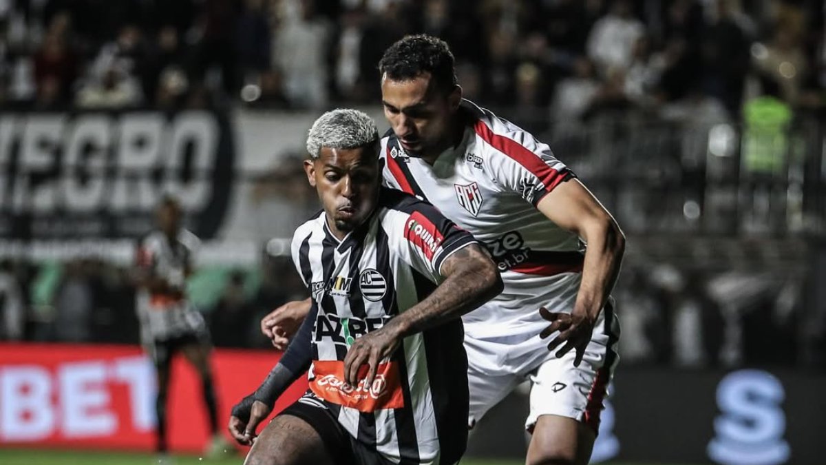 Athletic e Atlético-GO empataram na Série B (foto: Divulgação/Athletic)