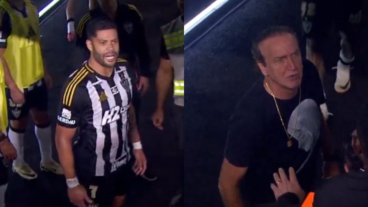 Hulk e Cuca discutiram com torcedor (foto: Reprodução/Amazon Prime)