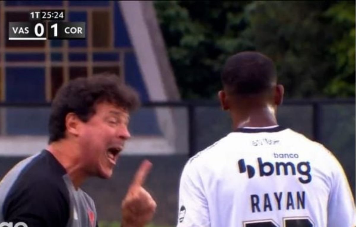 Fernando Diniz e Rayan (foto: Reprodução)