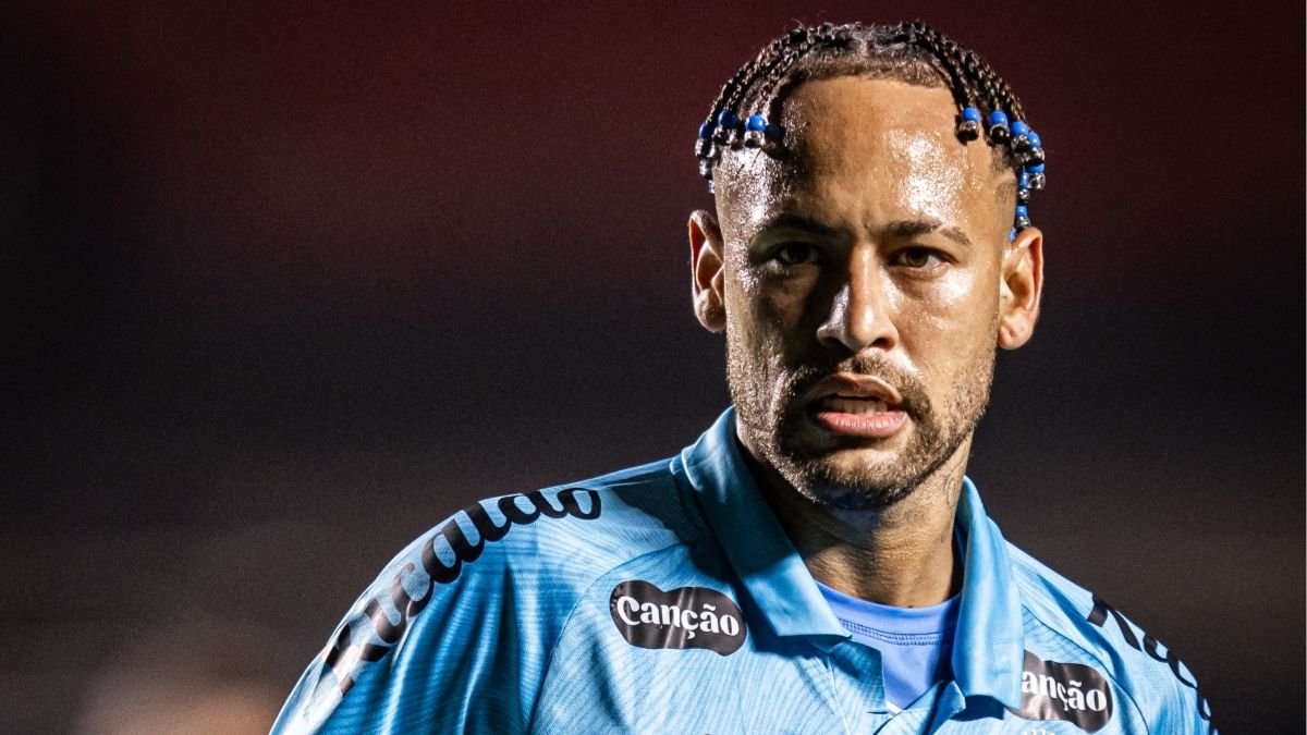 Neymar em jogo do Santos (foto: Raul Baretta/ Santos FC.)