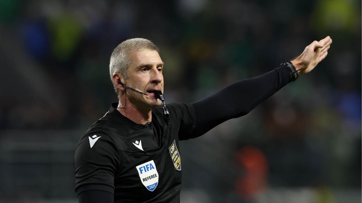 O árbitro Anderson Daronco (foto: Cesar Greco/Palmeiras)