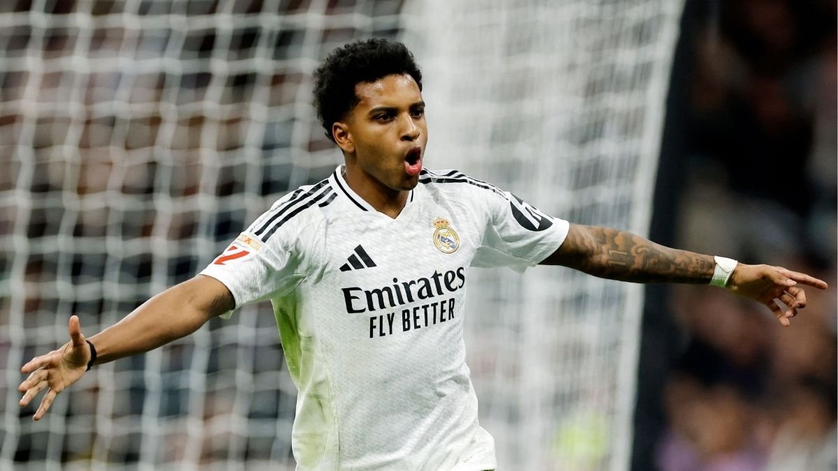 Rodrygo, atacante do Real Madrid (foto: OSCAR DEL POZO / AFP)