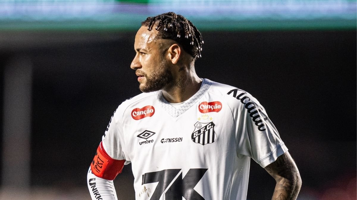 Neymar durante Santos x Vasco pela Série A (foto: Raul Baretta/ Santos FC.)
