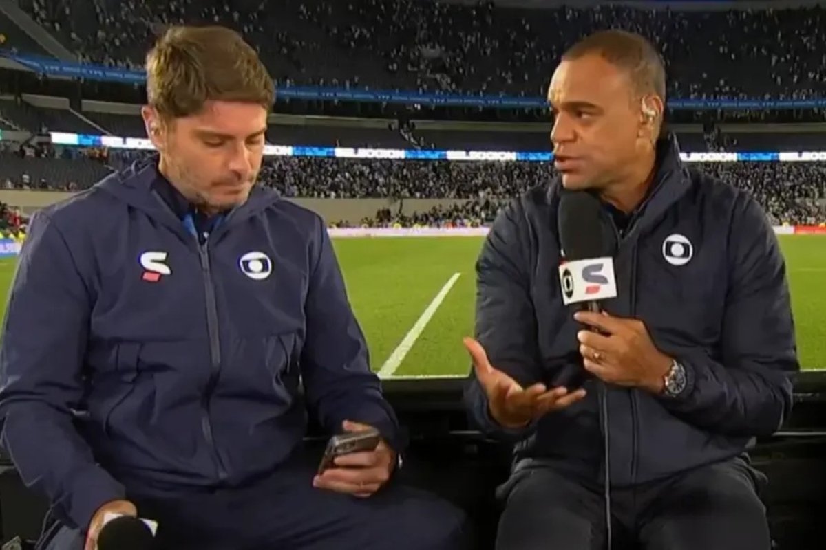 Denilson durante programa do SporTV (foto: Reprodução)