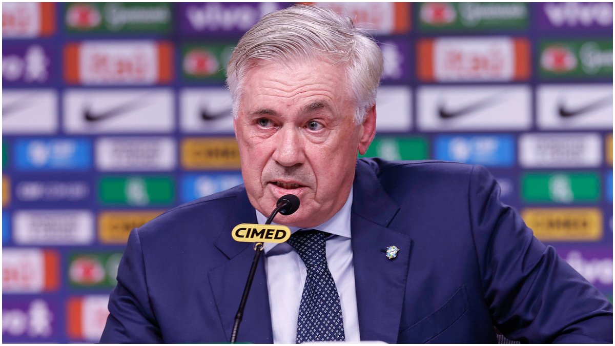 Técnico Carlo Ancelotti durante convocação da Seleção Brasileira (foto: RAFAEL RIBEIRO/CBF - @rafaelribeirorio)