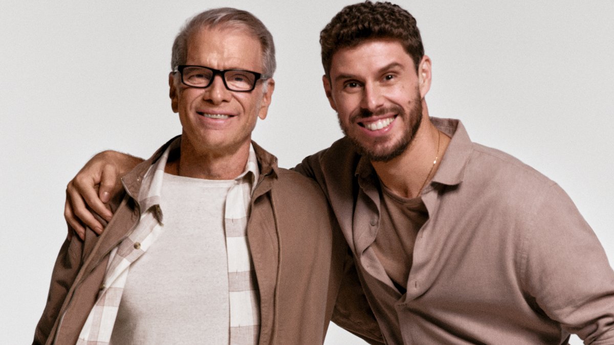 Bernardinho e Bruninho, ícones do vôlei brasileiro (foto: Divulgação @lufreee)