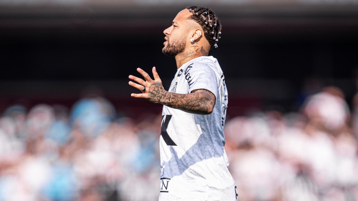 Neymar, atacante do Santos (foto: Reprodução Twitter)