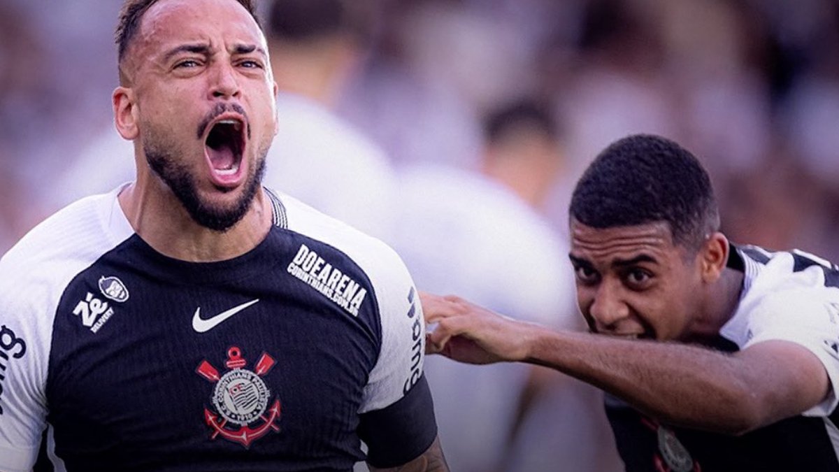 Comemoração do gol do Corinthians sobre o Vasco (foto: Divulgação Corinthians)