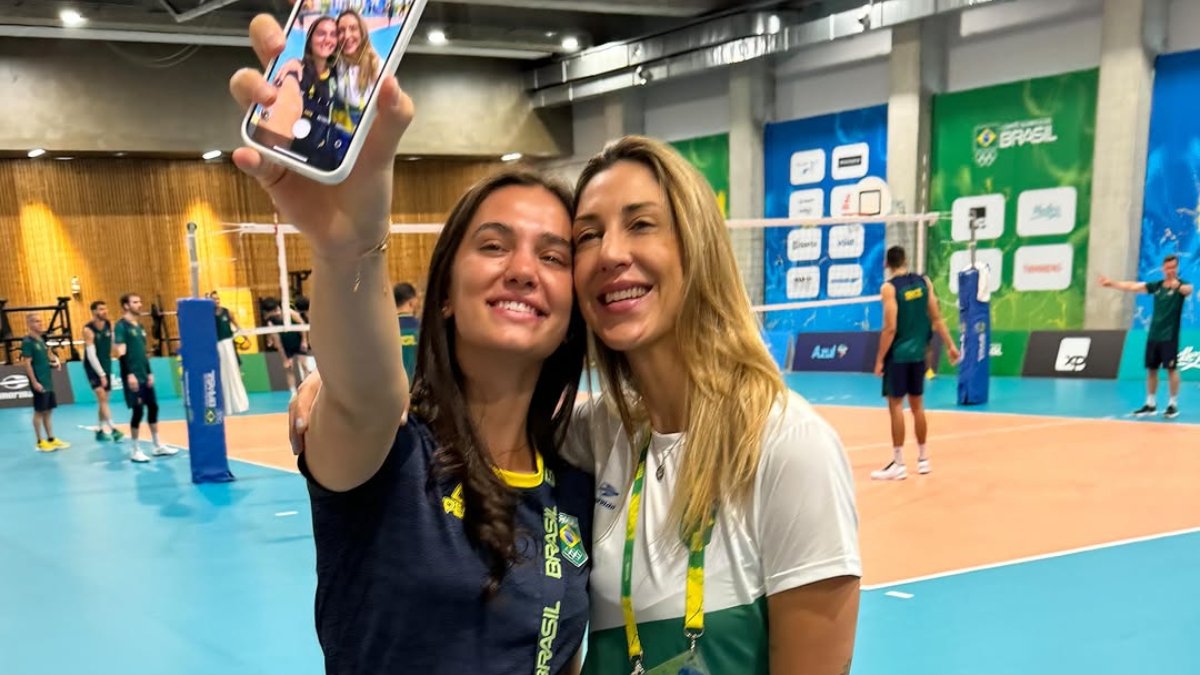 Júlia Kudiess e Carol Gattaz, centrais brasileiras - (foto: Reprodução Instagram)