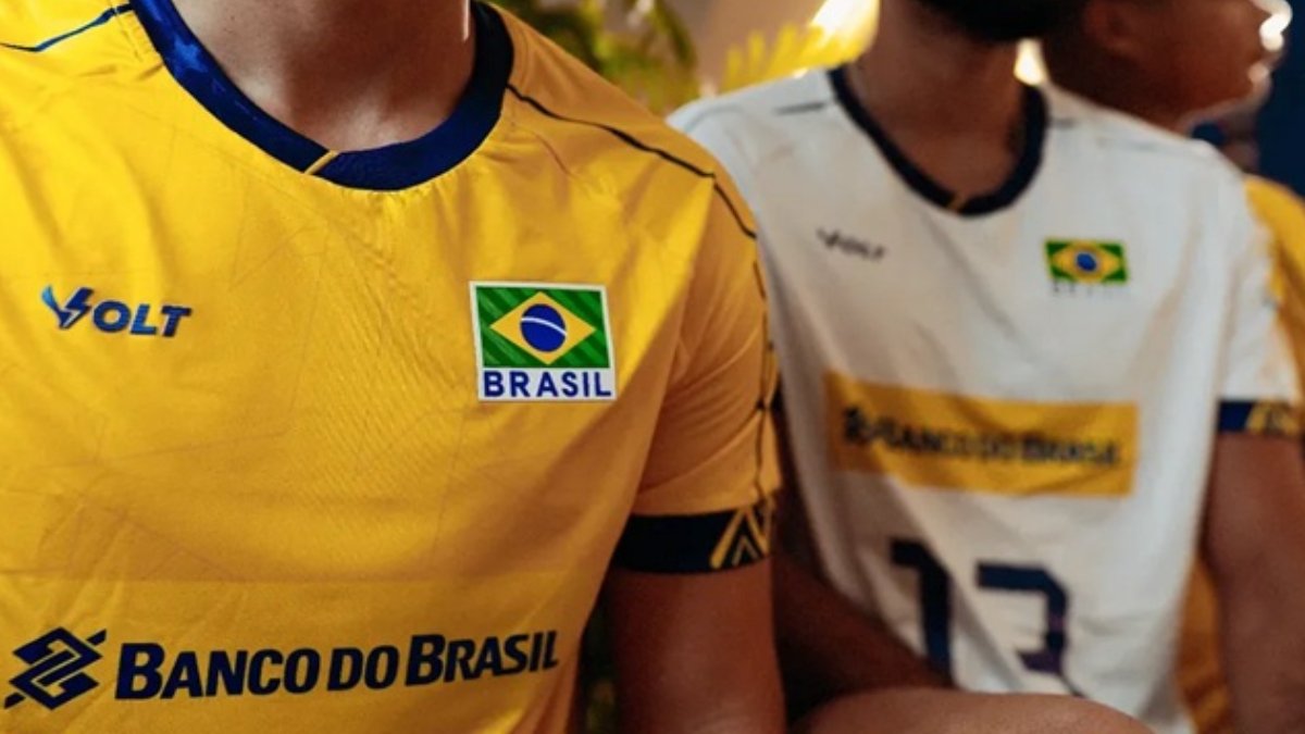 Uniforme da Seleção Brasileira de vôlei (foto: Divulgação CBV)