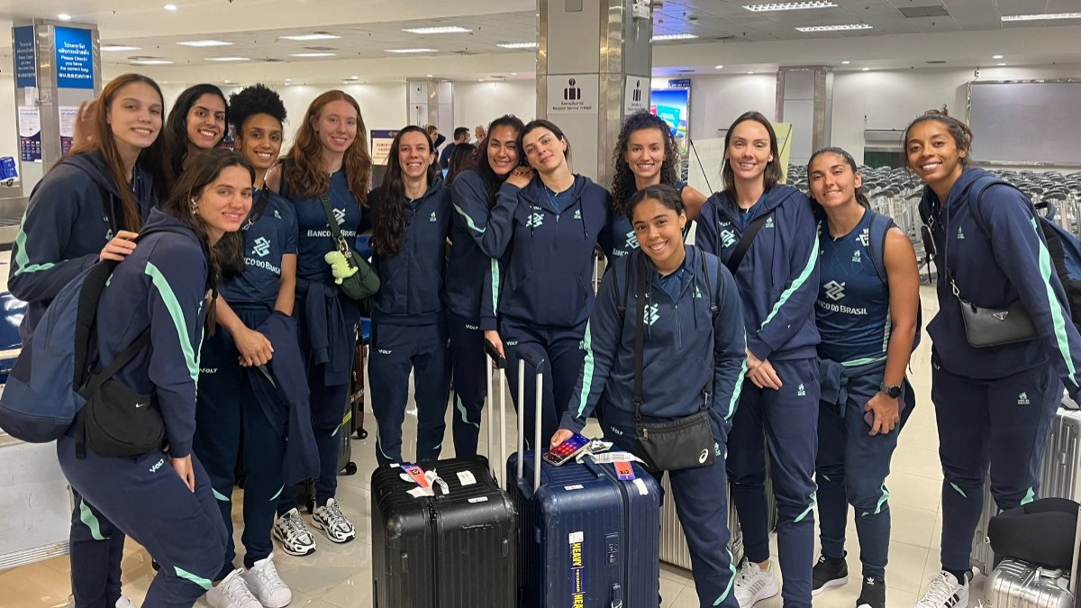 Jogadoras da Seleção Brasileira Feminina de Vôlei (foto: Divulgação CBV)